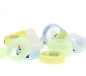 Fluorescent 13mm 22mm Silicone Rod Anti-skid Ring Fishing Rod Protective Case Fishing Rod O-ring Fishing Rod Luminous Ring