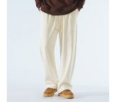 Pantalones deportivos de algodón para hombre 2025 otoño e invierno nueva marca de moda pantalones de chándal rectos sueltos pantalones largos casuales de terciopelo para niños