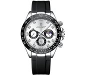 Nuevo reloj multifuncional para hombre de la marca suiza, reloj de moda con correa de silicona