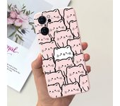For Oppo Find X5 Lite / Find X5 Pro Phone Case Soft Matte Liquid Silicone Cute Animals Painting Bumper On FindX5 Lite x5Pro Capa