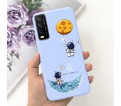 For Vivo Y20 V2029 Case Cute Astronaut Cartoon Soft Cover For Vivo Y20i Y20S Y20A Y20G Y11S Y12S VivoY20 Y 20i Shockproof Bumper