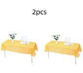 1pc Reusable Tablecloths 137x183cm BPA Free Plastic Dining Table Cover Cloth for Parties Picnic Camping Disposable Tablecloths
