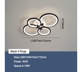 Hot Rings Lights Led Chandelier Lighting Lamp Bedroom Living room decoration home decor lamp Modern Chandeliers Ceiling Fixtures