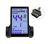 M5 Electric Bike LCD Display Meter 24V 36V 48V 60V E Scooter LCD Panel Screen for Mountain Electric Bike(SM 5PIN)