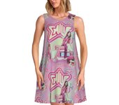 Fashion Customized Album MP3 E-Emilia Poster Women's Sleeveless Sun Skirt Leisure Travel Bag Beach Wear
