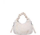 2024 autumn and winter new imitation mink fur handbag, crossbody bag, armpit bag, cloud bag, plush bag