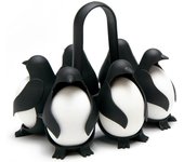 Egguins 3-in-1 Cook, Store and Serve Egg Holder, Penguin-Shaped Boiled Egg Cooker for Making Soft