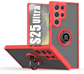 Funda magnética mate para Samsung Galaxy S25 S24 S23 S22 S21 S20 Ultra FE 5G S10 S9 Plus Lite, Funda con soporte de anillo
