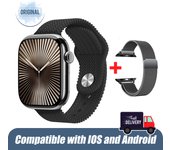 2025 HK10 Pro Max Plus Smart Watches Man Woman 46mm 2GB ROM Series 10 AMOLED NFC ChatGPT Local Music Bluetooth Call Smartwatch