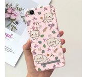 Flower Cover For Xiaomi Redmi 4A 4x Beautiful Moon Night Black Cat Phone Case For Redmi 4x Redmi4a Protection Coque Funda Capas