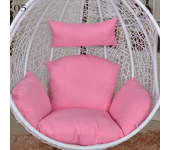 Hanging Swing Egg Chair Cushion Cover Patio Large Round Papasan Pad Detachable Garden Lounger Cushion Cover  (No Filling)