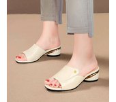 Verano nuevos zapatos de mujer boca de pez zapatos de mujer