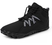 Botas de nieve de los hombres de invierno engrosado impermeable y antideslizante ancianos zapatos de algodón caliente y terciopelo botas cortas de mediana edad