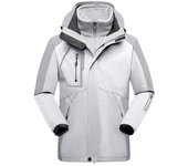 Chaqueta senderismo 3 en 1 hombre y mujer, ropa trabo impermeable con forro polar, abrigo a prueba de viento para invierno