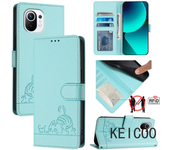 For Xiaomi 10 10T 11 Redmi K30s Ne Ultra Lite Pro 5G Solapa Billetera Carcasa De Enchufe De Tarjeta Anti - Raspado