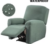 coolazy Funda de Sofá Reclinable Impermeable Sillón Jacquard Elástico Funda de Relax Funda de Silla Antideslizante