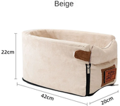 Asiento de coche para cachorro, Transportín para perro y gato, accesorios de viaje seguros para mascotas, productos detransporte