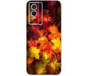 For Vivo Y76 5G 2021 Case Fundas Donut Butterfly Pattern Painting Etui Back Cover For Vivo Y76 Y 76 VIVOY76 5G Silicone Tpu Case