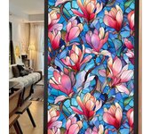 privacy stickers artscape Magnolia Window Film vinyl for windows stained glass window film Home and Bathroom