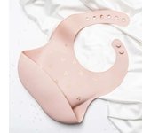 Baby waterproof silicone bib, soft, golden, constellation, gold-plated, cartoon, wearable, cute, nutritious