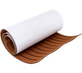 240 x 60 cm EVA Foam Boat Flooring Decking Sheet Faux Teak Marine Mat Marine Carpet for Motorboat RV Yacht Kayak Swimming Pool