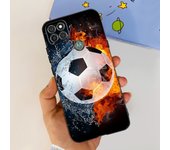 For Motorola Moto G9 Power Case Moto G9 Play Silicone Soft Cover Fashion Flower Painted Matte Case For MotoG9 Power TPU Fundas