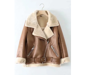 Women's winter coats, thick faux fur, sheepskin, fur jackets, bomber coats