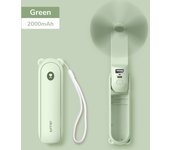 JISULIFE Portable Mini Handheld USB 4500mAh Recharge Hand Held Small Pocket Fan with Power Bank Flashlight Feature