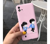 For Realme C11 2021 Case Funny Couple Lovely Bear Child Fshion Phone Cover For Realme C11 RMX3231 RealmeC11 2021 Soft Silicone