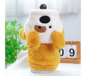 Winter Warm Dog Jumpsuit Cute Dinosaur Clothes for Small Dogs Cat Coat Dog Jacket Light Blue Clothes Funny Costume Pet Clothes