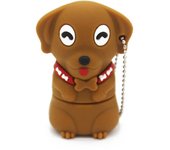 Cute Dog USB Flash Drive 64GB Cartoon Pen Drive 32GB Creative Gifts for Children Memory Stick 16GB Free Key Chain U Disk 8GB 4GB