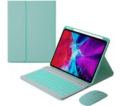 Keyboard Case for iPad 9th 8th 7th Generation Case 10.2 inch 2021 2020 2019 Backlit Wireless Keyboard Cover with Pencil Holder