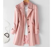 Tiendas Mujer Medio Y Largo Delgado Y Delgado Versión Coreana Abrigo Primavera Y Otoño Top Abrigo De Mujer
