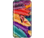 Case for ASUS ROG Phone 3 ZS661KS Case Black Matte Silicone Back Cover Phone Cases For ASUS zs661ks Flowers Fashion Bumper Capa