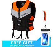 Life Vest Adults Surf Vest Kayak Wakeboard Motorboats Raft Rescue Boat Jet Ski Water Sports Swimming Drifting Rescue Neoprene