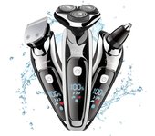 3in1 wet dry powerful electric razor for men body beard hair trimmer rechargeable electric shaver face shaving machine kit