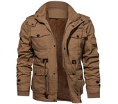 Winter thick wool warm style track and field bomber men's plus size jacket