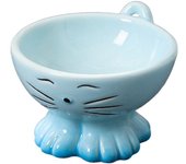 Food Dispenser Ceramic Cat Bowl Creative Cute Pet High Foot Bowl Non-slip Large Capacity Dog Food Feeding Basin Neck Protection