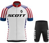 Cycle Jersey Spring Summer SCOTT Cycling Uniform Men's Suit Bikes Jacket Clothes Equipment Man 2024 Shorts Bike Clothing Mtb Bib
