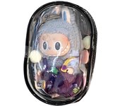 Clear Figure Doll Display Bag Transparent Doll Organizer Bag Keychain Accessories Gift for Children's Day Thanksgiving