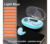 Bone Conduction Bluetooth 5.3 Ultra Small Invisible Headset HIFI Stereo Mini Wireless Sleep Earphone IPX5 For All Smartphones