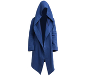 Fashionable Trench Coat  Warm Leisure Men Coat  Solid Color Long Sleeve Men Jacket