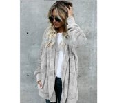 New Autumn and Winter Fur Warm Cotton Coat Mid-length Double-sided Coat