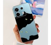 For Xiaomi Poco X6 Pro 2023 Case Fashion Flower Clear Soft Silicone Bumper Cover For Xiomi Poco X6 Pro 5G Coque PocoX6Pro Fundas