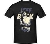 Jeff Beck T Shirt Man's Summer Crew Neck Tee Cotton Casual Short Sleeve Tops