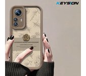 KEYSION Retro Flower Case for Xiaomi 12 Pro 12X 12T Soft Silicone Shockproof Phone Back Cover for Xiaomi 12T 12X 12 Pro