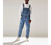 Pantalones de Tirantes ajustables para hombre  Pantalones vaqueros de moda con bolsillo