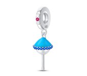 Fit 3mm 925 Original Bracelet 100% S925 Sterling Silver Pavé Blue Zircon Meteor Charm For Women Jewelry DIY Beads Original N