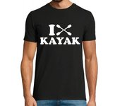 amo el kayak,Camiseta de Pádel Divertido, ropa para exteriores