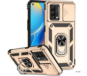 For Oppo F19 A54 A57s A74 A77 N300 4G Carcasa De Protección Contra Caídas Carcasa De Empuje Militar De Absorción Magnética
